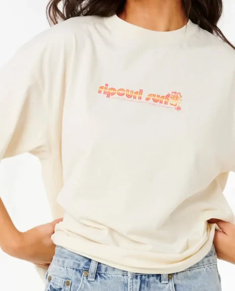 Rip Curl Tees & Tanks Women Neon Isles Heritage Tee - Image 5