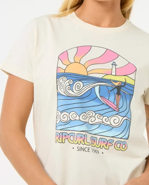 Rip Curl Tees & Tanks Women Stringers Standard Tee - Image 5