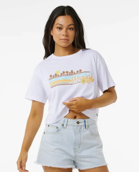 Rip Curl Tees & Tanks Women Sunset Crop Tee