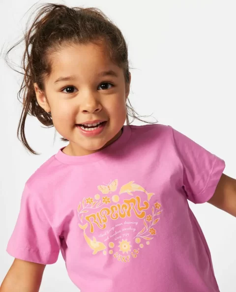 Rip Curl Tops & Tees Kids Rainbow Logo Tee - Image 4