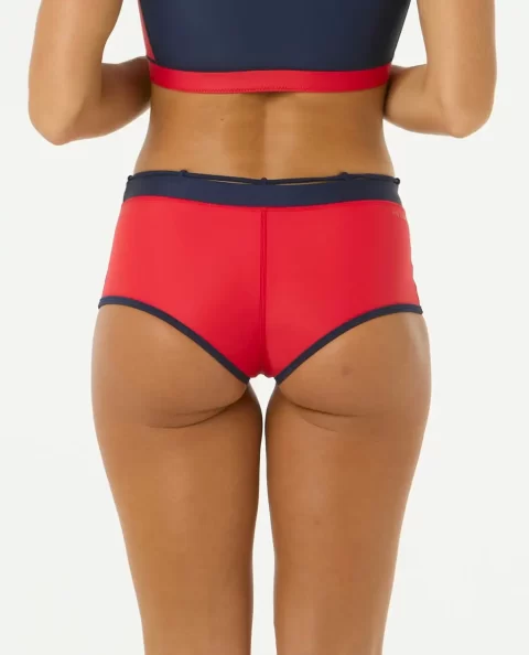 Rip Curl Women Bikini Bottoms Noughties Low Rise Victoria Vergara Short - Image 3