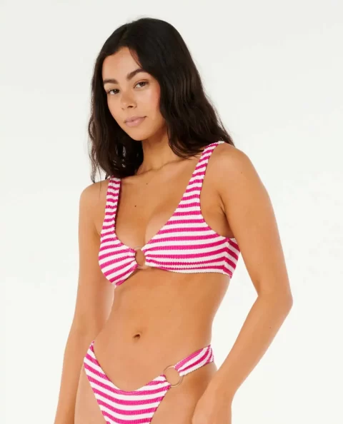 Rip Curl Women Bikini Tops Es Vedra Stripe Bikini Crop - Image 3