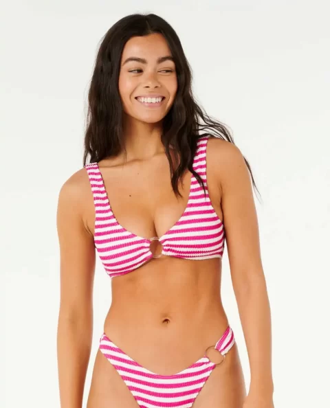 Rip Curl Women Bikini Tops Es Vedra Stripe Bikini Crop