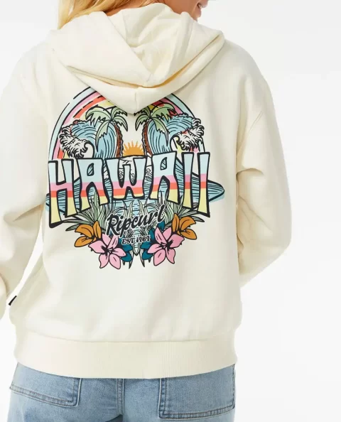 Rip Curl Women Block Party Relaxed Hood Hoodies & Fleece - Image 5