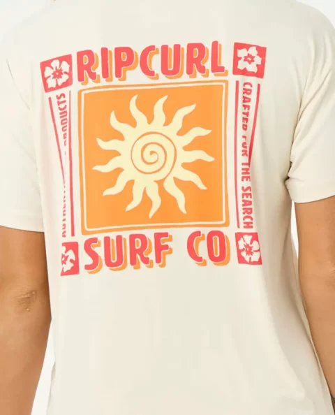 Rip Curl Women Cala Vadella Surflite Short Sleeve Crop Rash Guard Rash Guards - Image 5