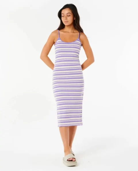 Rip Curl Women Dresses & Rompers Bobbi Stripe Midi Dress - Image 4