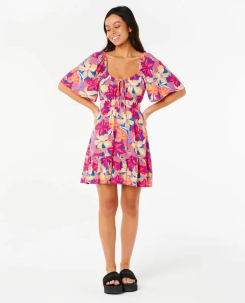 Rip Curl Women Dresses & Rompers Es Vedra Mini Short Sleeve Dress - Image 4