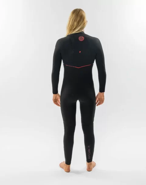 Rip Curl Women E7 Women's Flashbomb Fusion 4/3Mm Zip Free Wetsuit Fullsuits - Image 3