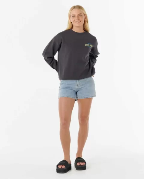 Rip Curl Women Eddie Would Go The Bay Crew Hoodies & Fleece - Image 4