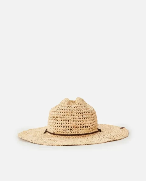 Rip Curl Women Hats & Beanies Crushable Straw Cowgirl Hat - Image 2