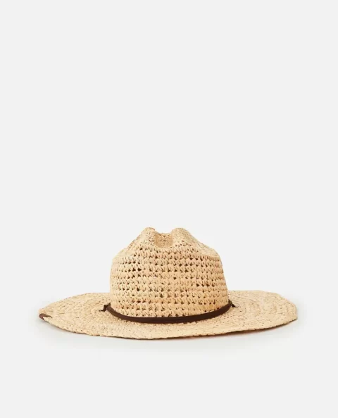 Rip Curl Women Hats & Beanies Crushable Straw Cowgirl Hat - Image 3