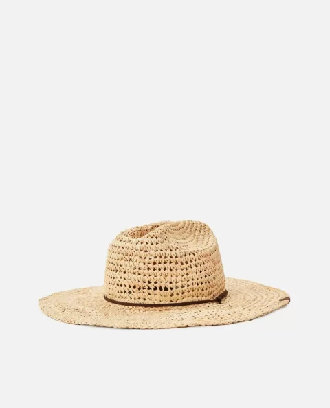 Rip Curl Women Hats & Beanies Crushable Straw Cowgirl Hat