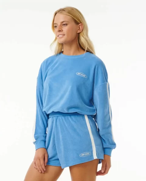 Rip Curl Women High Tide Terry Crew Hoodies & Fleece - Image 2