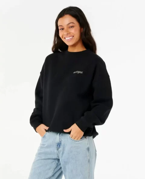 Rip Curl Women Hoodies & Fleece Neon Diamond Heritage Crew - Image 3