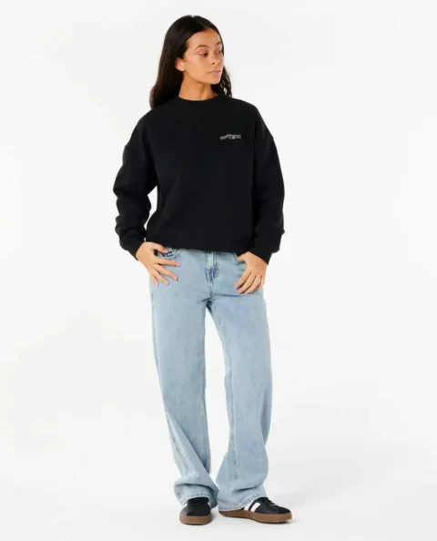 Rip Curl Women Hoodies & Fleece Neon Diamond Heritage Crew - Image 4