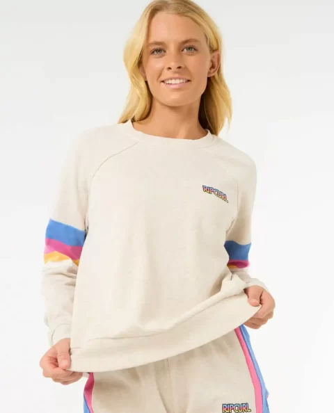 Rip Curl Women Las Dalias Raglan Crew Hoodies & Fleece