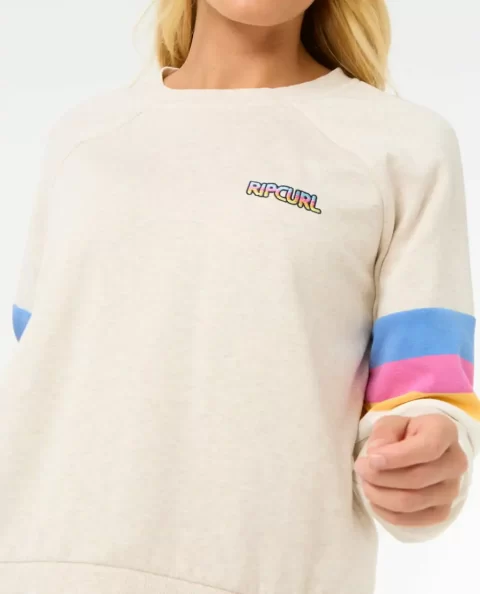 Rip Curl Women Las Dalias Raglan Crew Hoodies & Fleece - Image 5