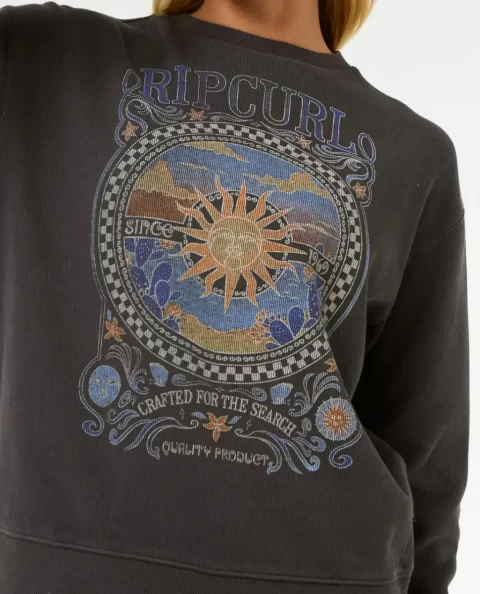 Rip Curl Women Luna Relaxed Crew Hoodies & Fleece - Image 5