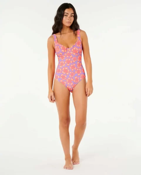 Rip Curl Women One Pieces Neon Isles D - Image 4