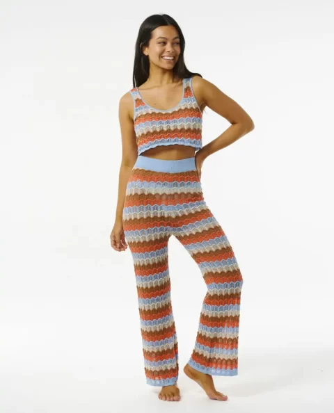 Rip Curl Women Pants Santorini Sun Crochet Pant - Image 4