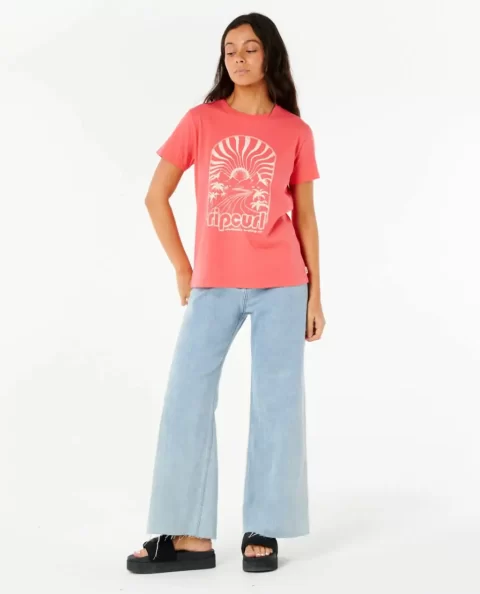 Rip Curl Women Radiant Standard Tee Tees & Tanks - Image 4