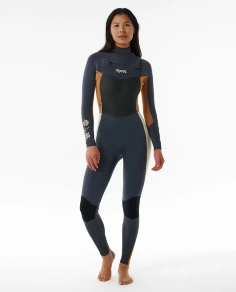 Rip Curl Womens Dawn Patrol Chest Zip 3/2 Wetsuit Fullsuits Women - Image 2