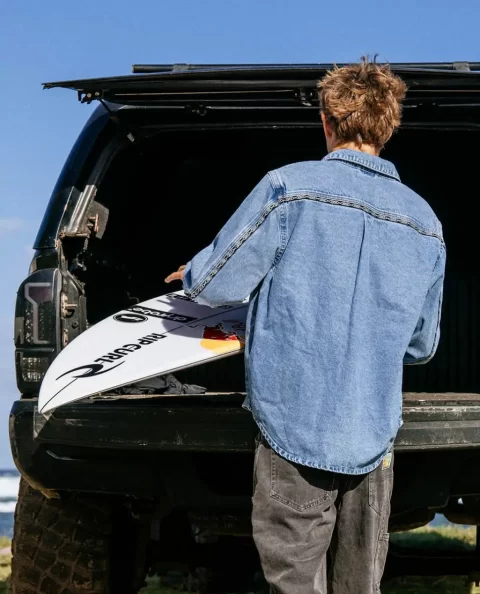 Rip Curl X Abrand A5 Shacket Larry Mens Jackets - Image 2