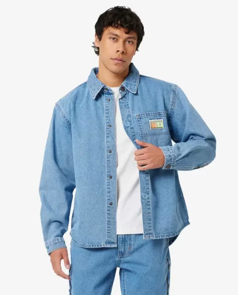 Rip Curl X Abrand A5 Shacket Larry Mens Jackets - Image 3