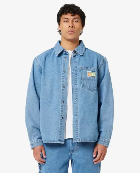 Rip Curl X Abrand A5 Shacket Larry Mens Jackets - Image 4
