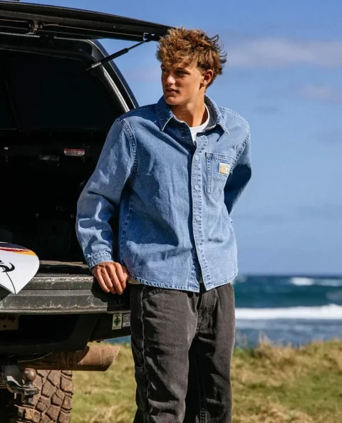 Rip Curl X Abrand A5 Shacket Larry Mens Jackets
