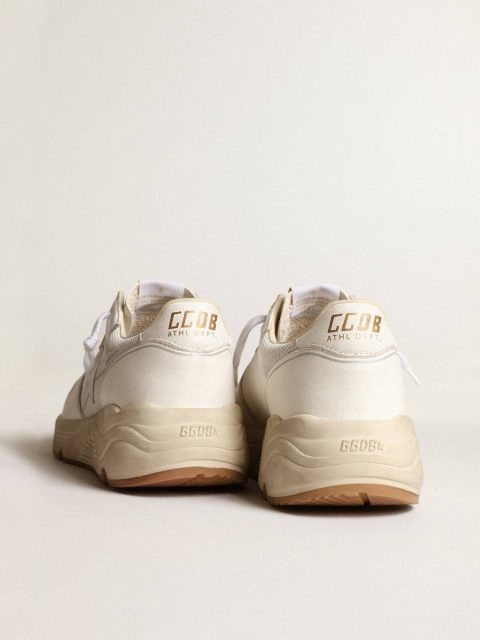 Running Sole Women Golden Goose Women's Running Sole In Mesh And White Nappa - Image 4