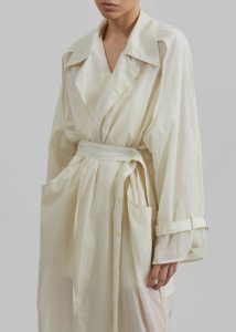 Sal Trench Coat - Ivory The Frankie Shop Outerwear White Women - Image 2