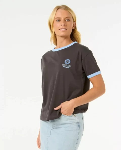 San Carlos Ringer Tee Tees & Tanks Rip Curl Women - Image 2
