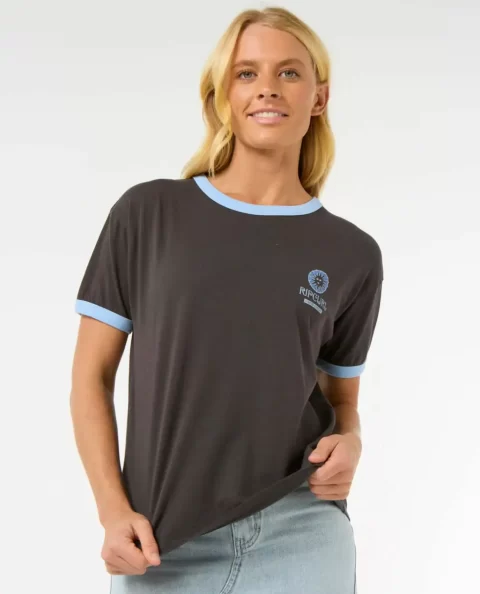 San Carlos Ringer Tee Tees & Tanks Rip Curl Women