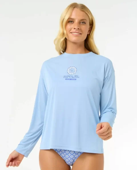 San Carlos Surf Lite Long Sleeve Rash Guard Rip Curl Women Rash Guards - Image 5