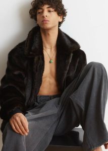 Scott Faux Fur Bomber - Dark Espresso Brown The Frankie Shop Outerwear Men - Image 2