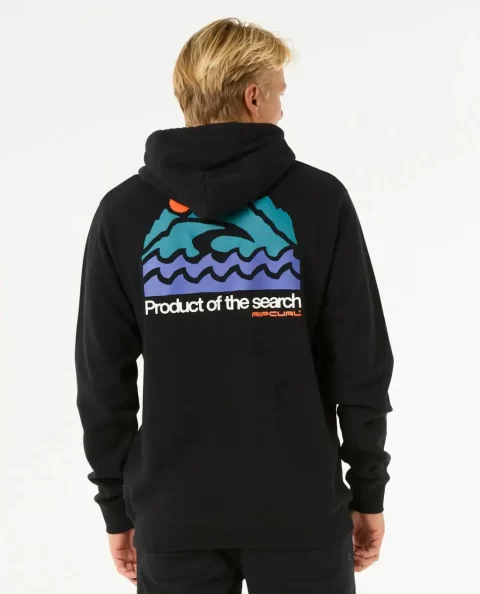 Search Zip Through Hood Hoodies & Fleece Mens Rip Curl - Image 3