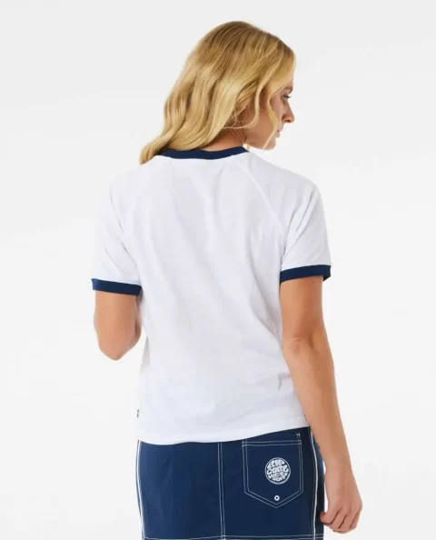 Sg Wettie Ringer Tee Rip Curl Tees & Tanks Women - Image 3
