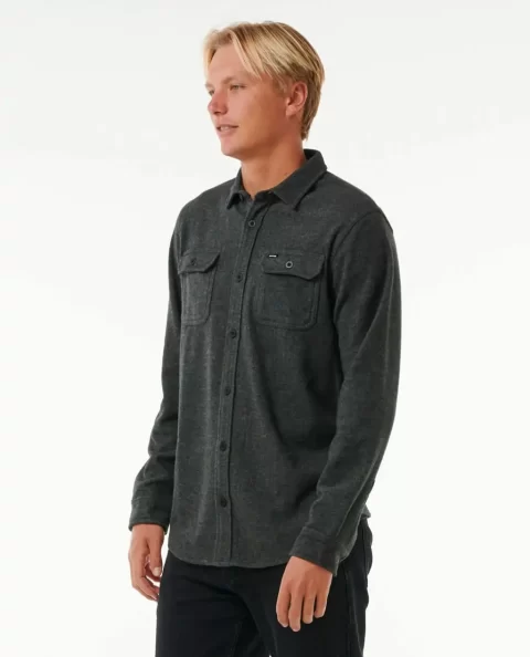 Shirts & Flannels Grid Long Sleeve Shirt Mens Rip Curl - Image 2