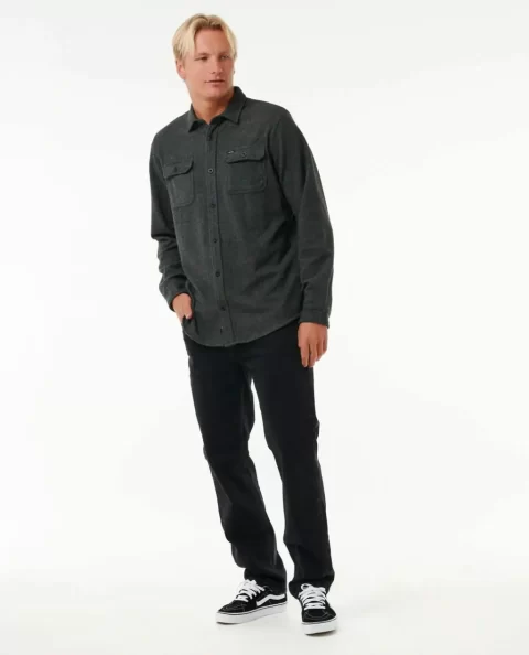 Shirts & Flannels Grid Long Sleeve Shirt Mens Rip Curl - Image 4