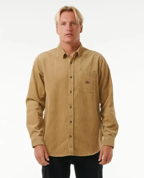 Shirts & Flannels Mens Classic Surf Cord Long Sleeve Shirt Rip Curl