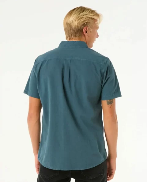 Shirts & Flannels Mens Classic Surf Washed Short Sleeve Shirt Rip Curl - Image 3