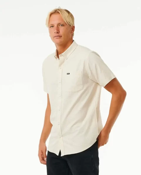 Shirts & Flannels Mens Ourtime Short Sleeve Shirt Rip Curl - Image 3
