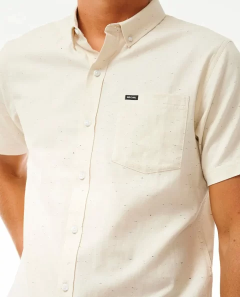 Shirts & Flannels Mens Ourtime Short Sleeve Shirt Rip Curl - Image 5