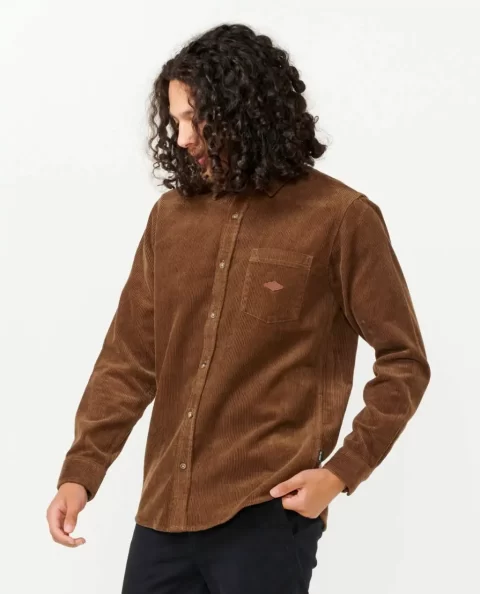 Shirts & Flannels Mens Rip Curl Classic Surf Cord Long Sleeve Shirt - Image 2