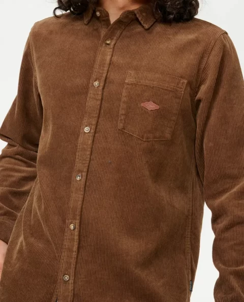 Shirts & Flannels Mens Rip Curl Classic Surf Cord Long Sleeve Shirt - Image 5