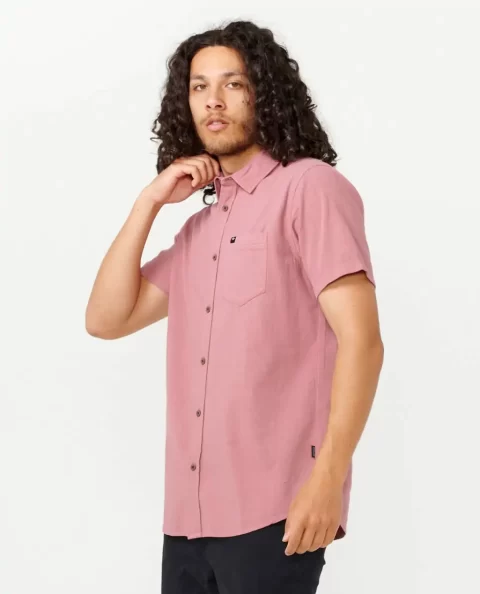 Shirts & Flannels Mens Rip Curl Classic Surf Washed Short Sleeve Shirt - Image 2