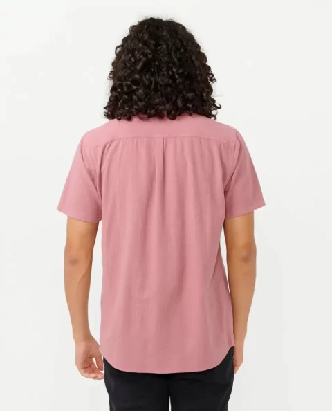 Shirts & Flannels Mens Rip Curl Classic Surf Washed Short Sleeve Shirt - Image 3