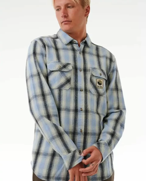 Shirts & Flannels Mens Rip Curl Saltwater Culture Flannel Shirt