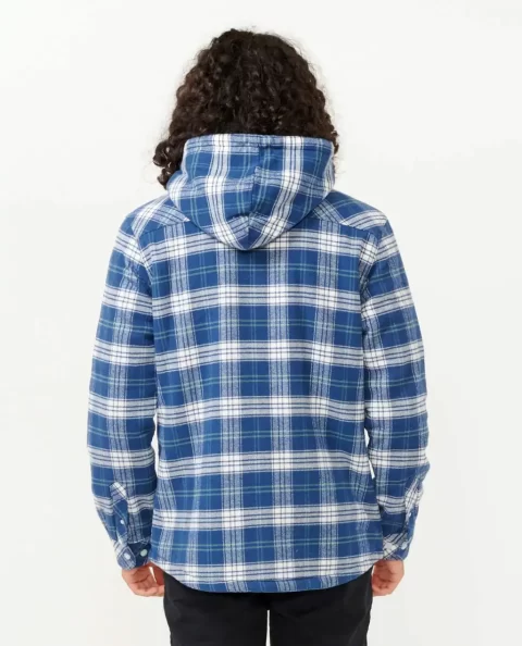 Shirts & Flannels Rip Curl Mens Shores Sherpa Lined Flannel Shirt - Image 3